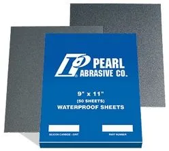 Pearl Abrasive LCCS1500 Feuille de poncage 11" x 9" ( grain 1500 )