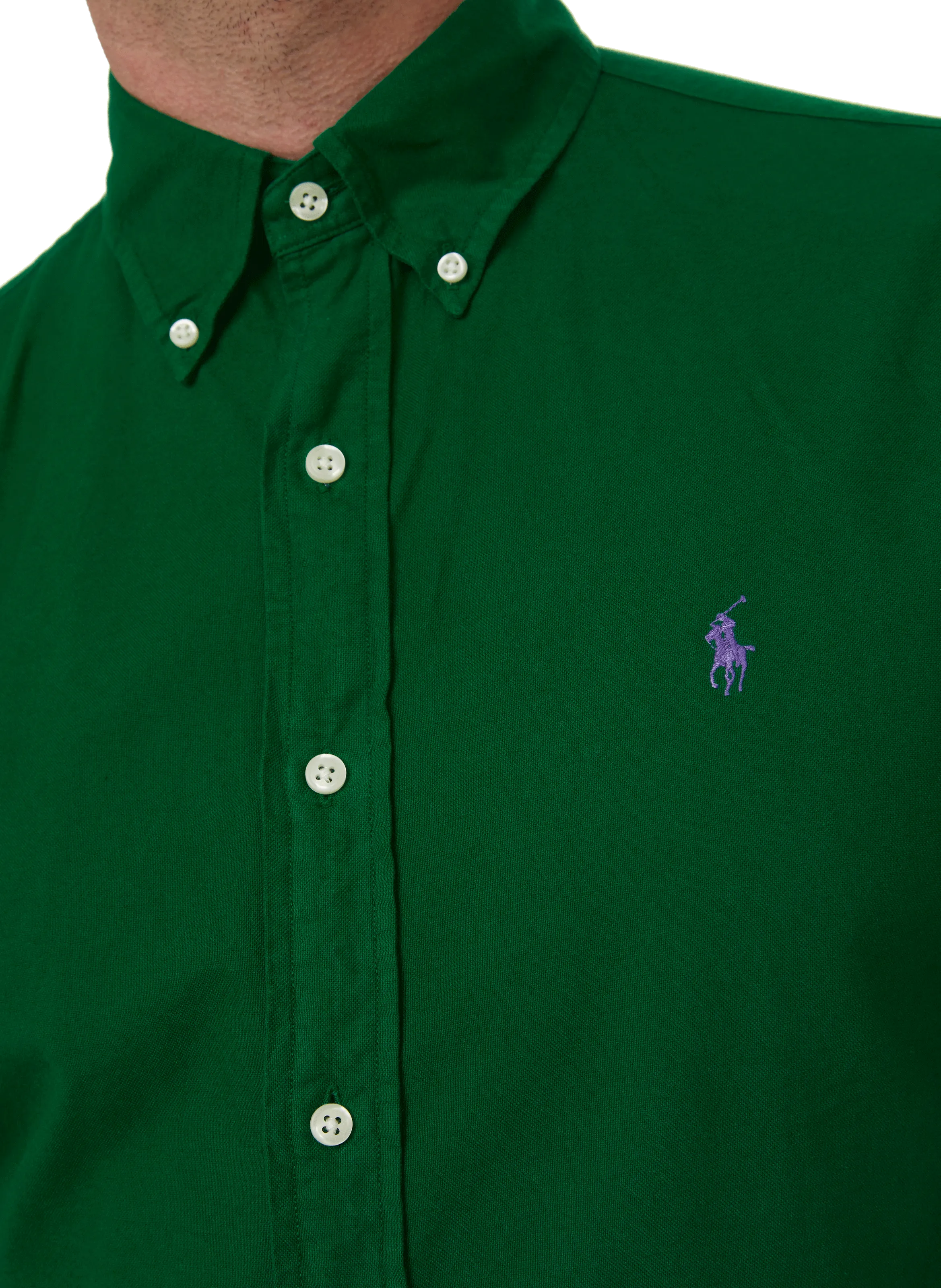 POLO RALPH LAUREN  Chemise en coton  - Vert