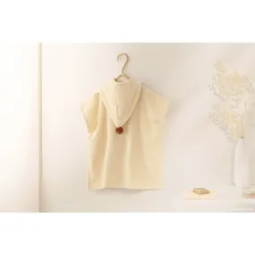 Poncho-socute-Jaune vanille-nobodinoz-sous les étoiles exactement