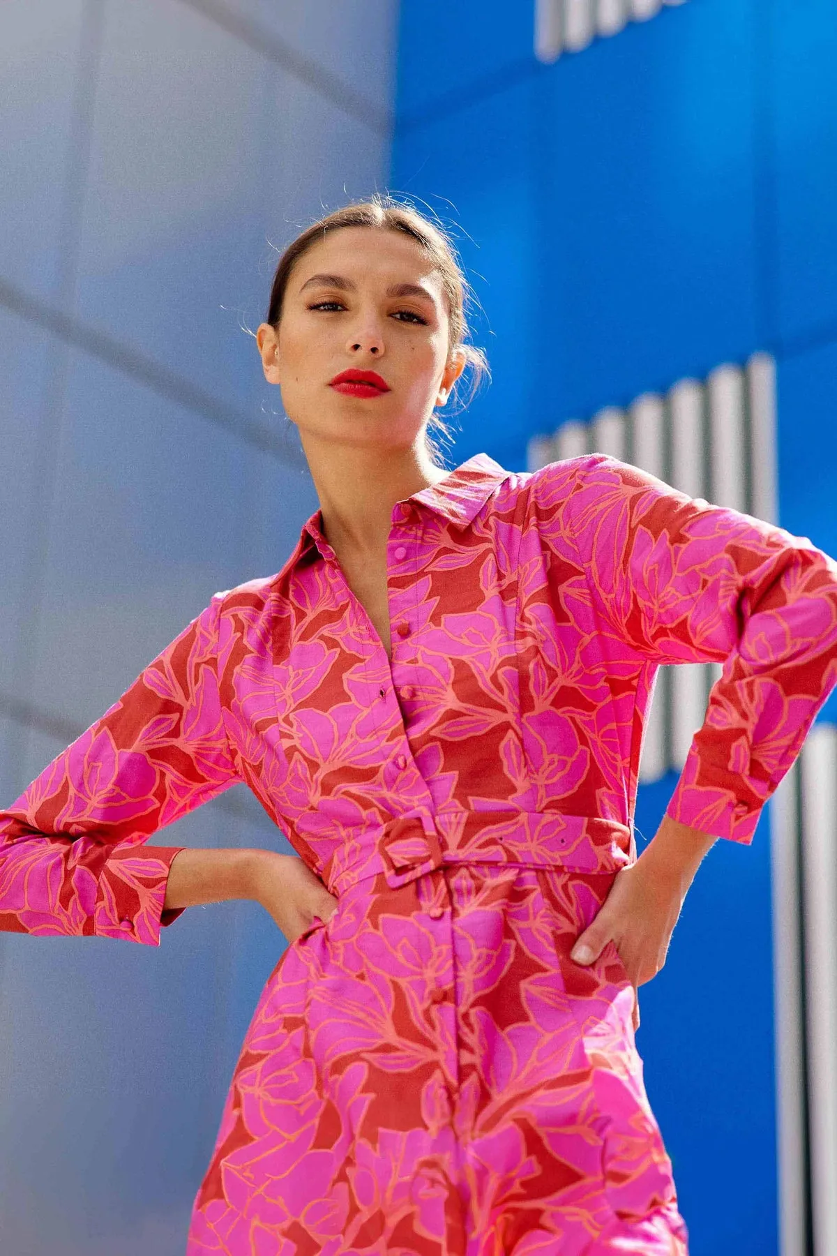 Robe Romane - Rose