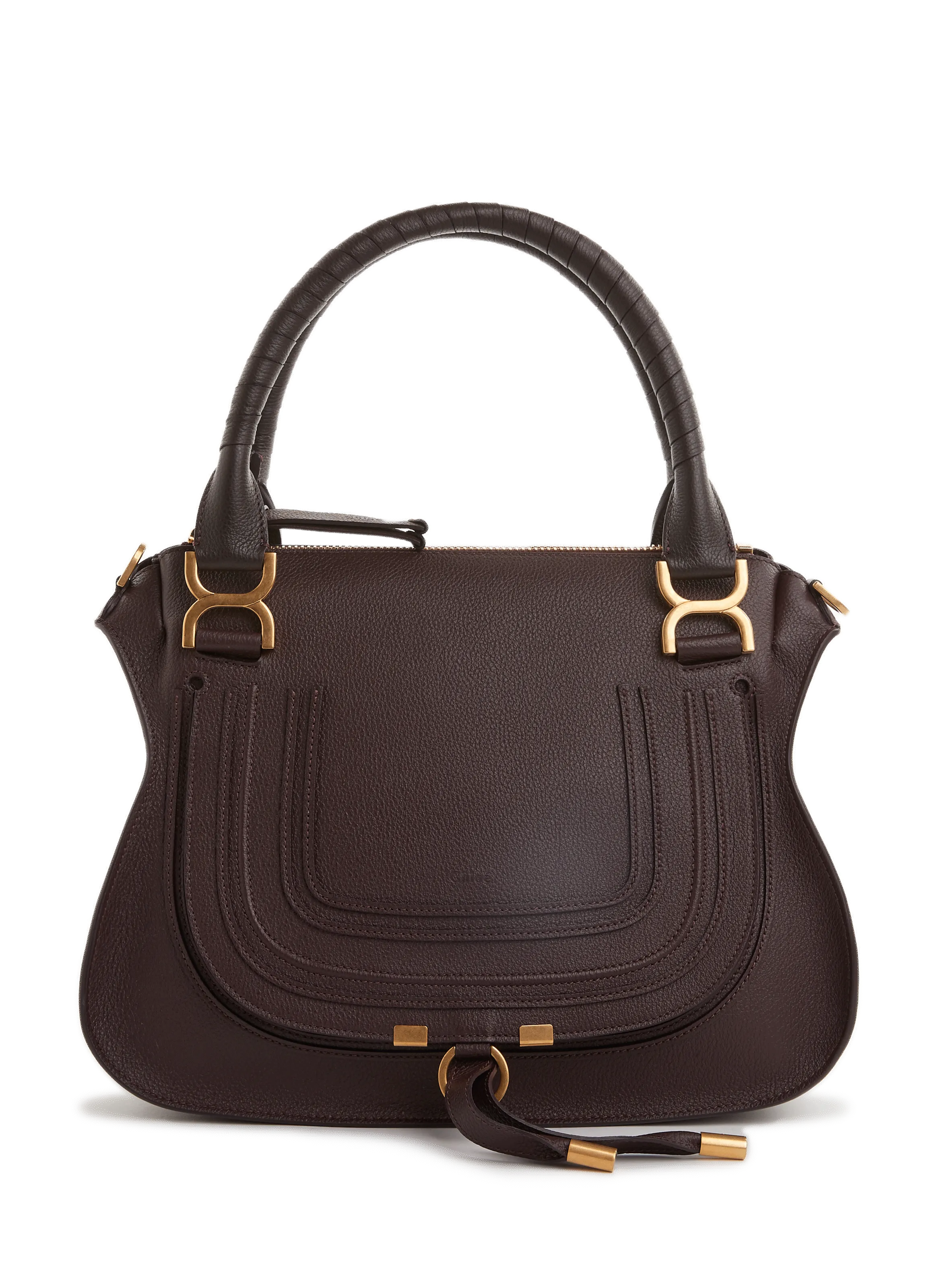 SAC DOUBLE CARRY EN CUIR - CHLOé pour FEMME | Printemps