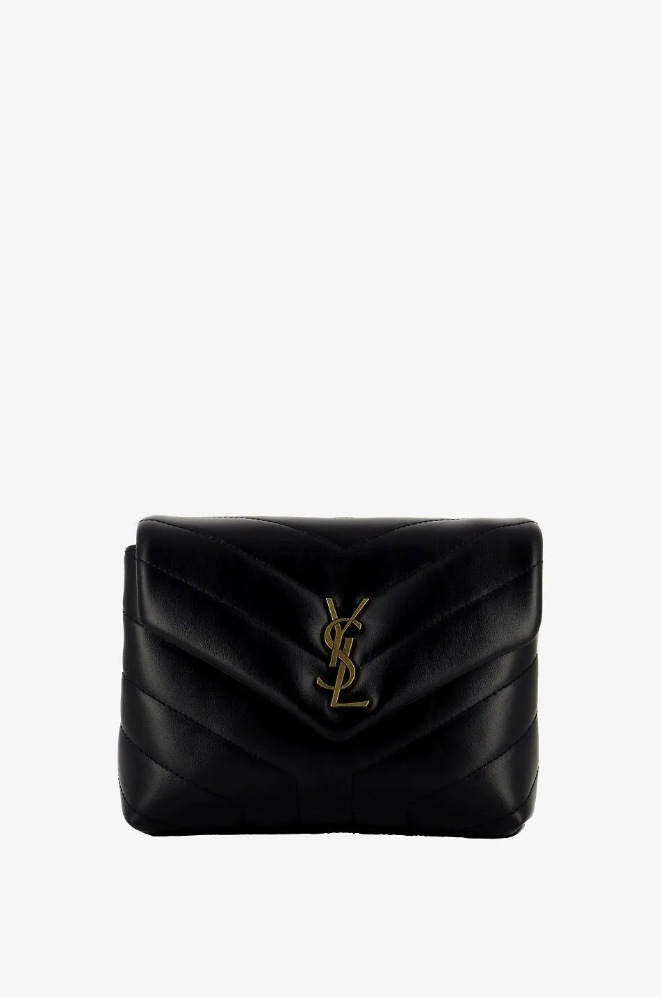 Sac porté épaule en cuir lisse matelassé Loulou Toy