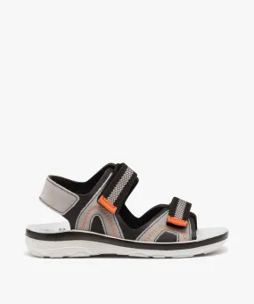 Sandales sport légères et flexibles garçon noir