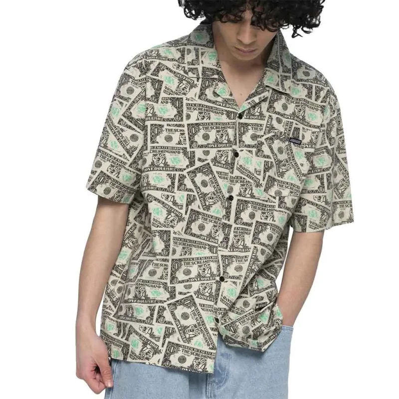 SANTA CRUZ Mako Dollar S/s Chemise /bills 2023 Sportswear Homme Chemise