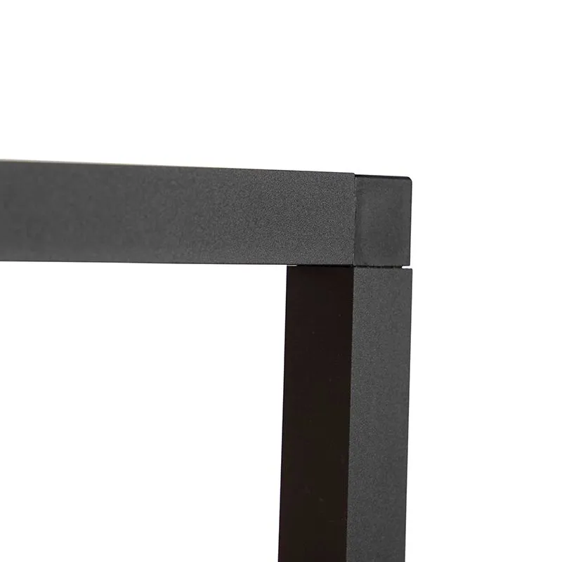 Suspension industrielle noir 4 lampes - Big Cage 2
