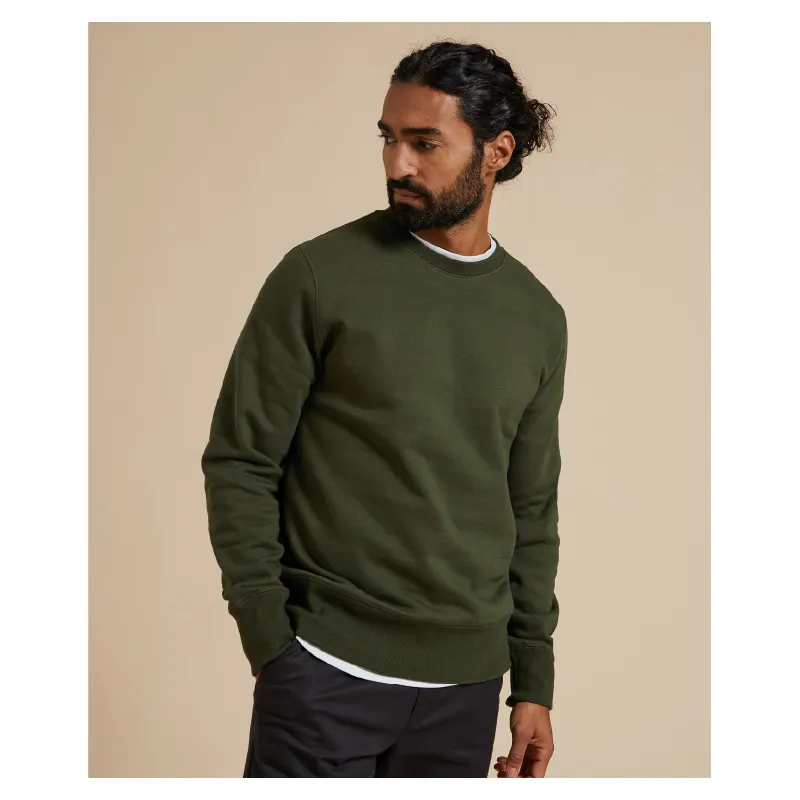 Sweat Allen Comfy kaki en coton bio