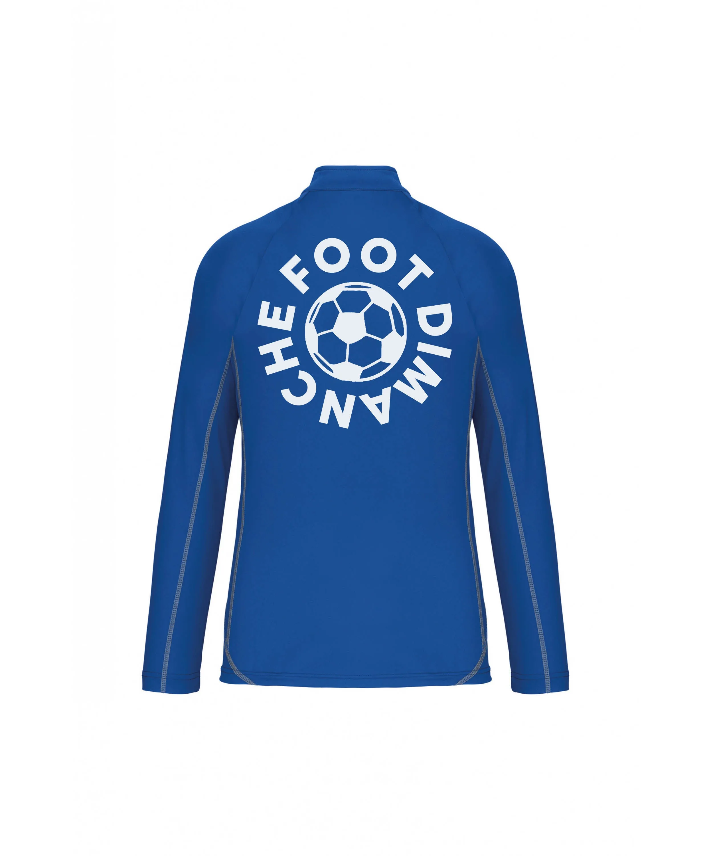 Sweat Entrainement Zip Foot Dimanche