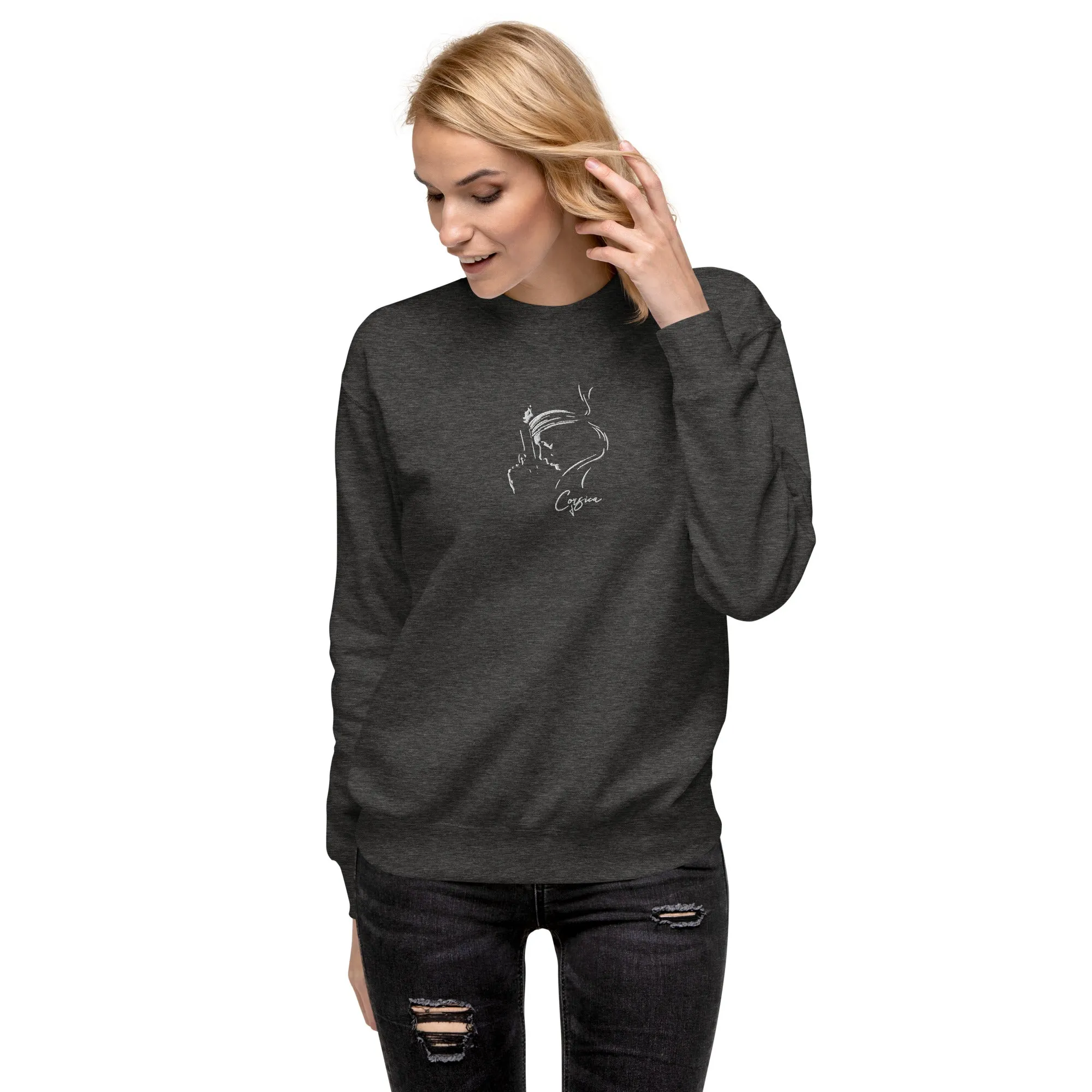 Sweatshirt premium Brodé Ribellu