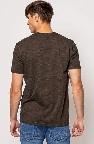T-shirt Heavy Tools Maxton - Khaki - men´s