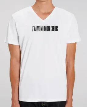 T-shirt homme J'ai vomi mon coeur par tunetoo