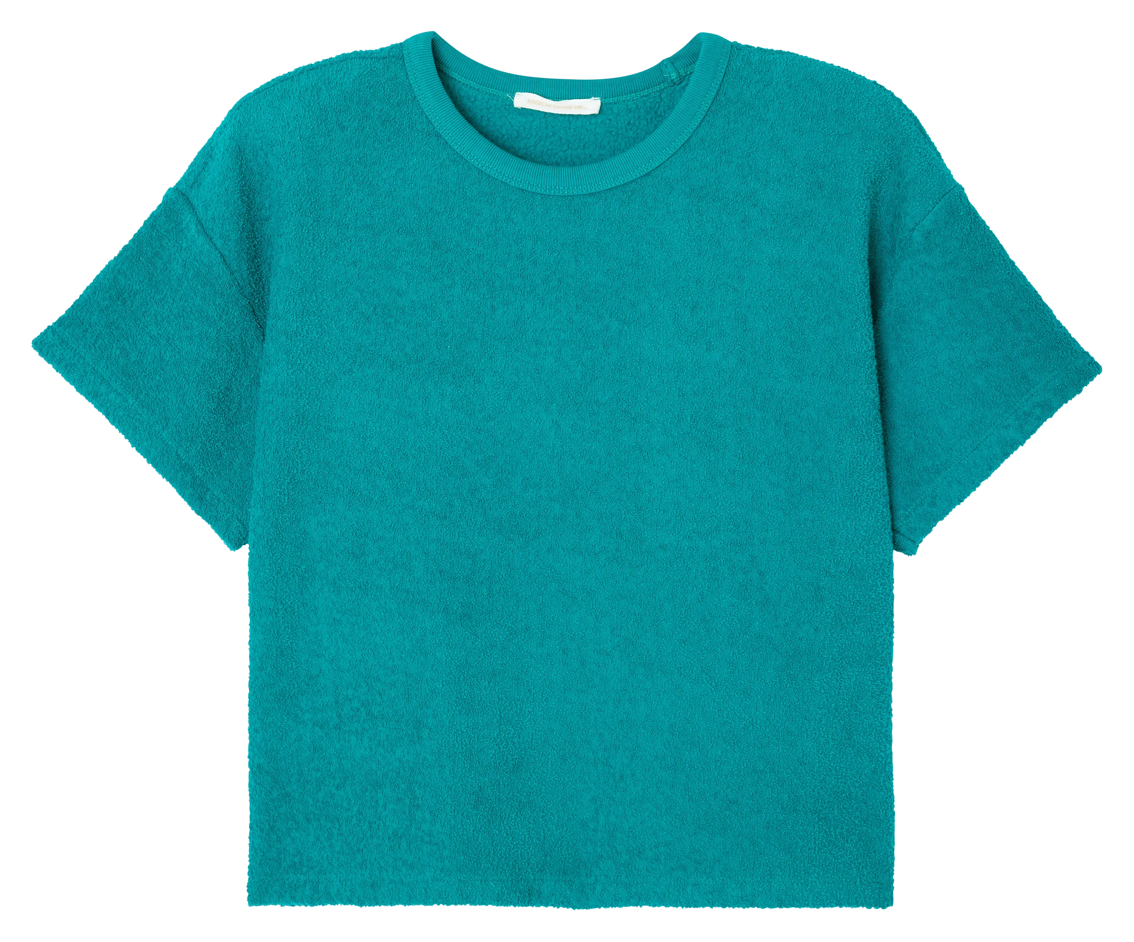 TEE-SHIRT AMPLE COL ROND EN COTON BIO BOBYPARK - AMERICAN VINTAGE pour FEMME | Printemps