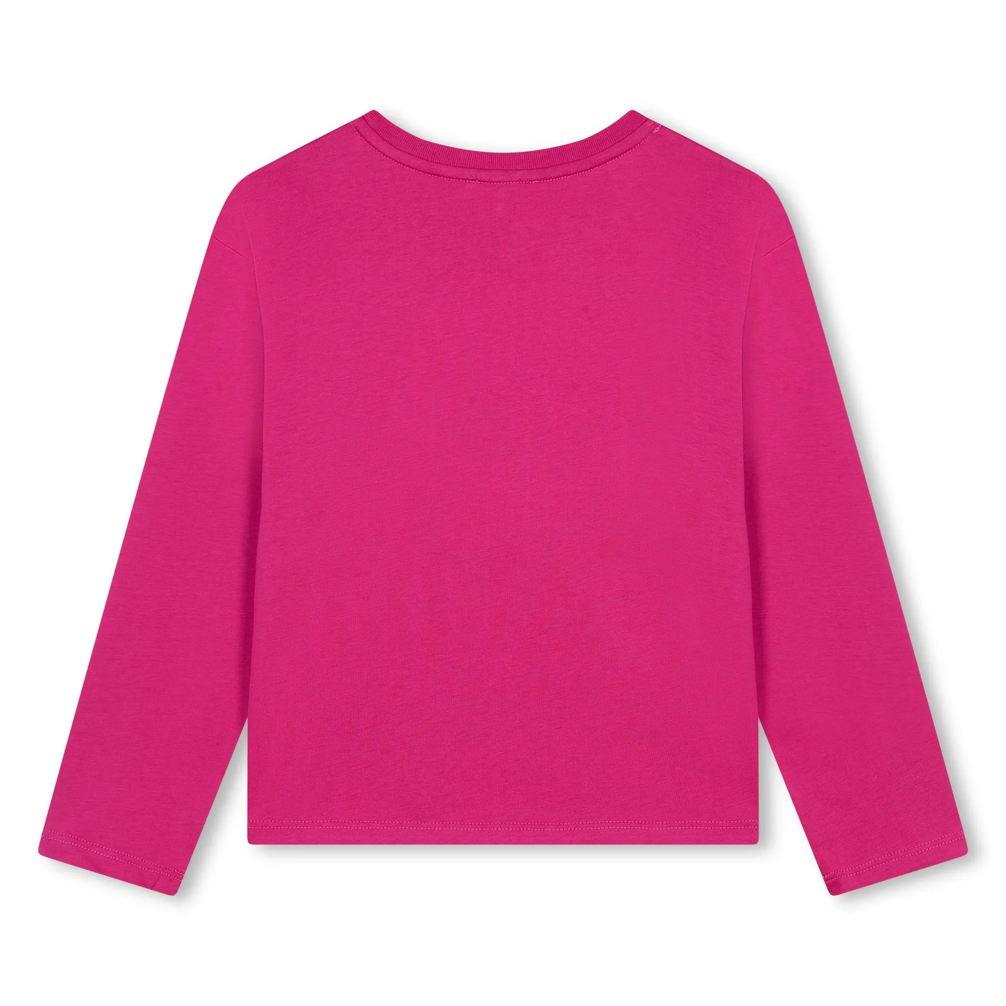 Tee-Shirt manches longues cyclamen fille Chloé H24