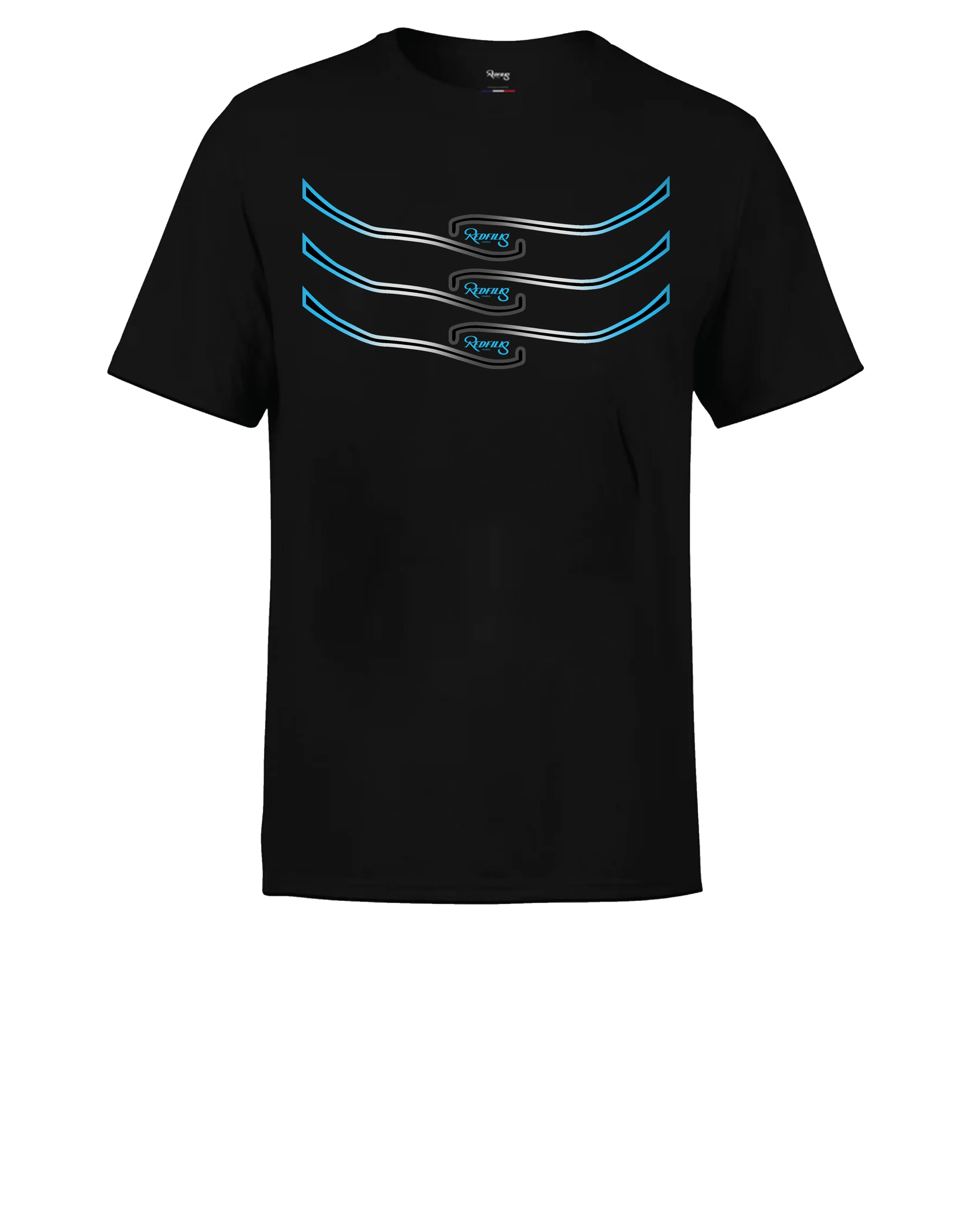 TEE-SHIRT REDFILLS REQUIN MARSEILLE BLACK