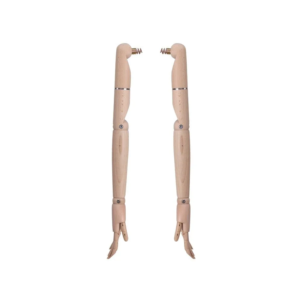 Torso femme EU40/42 tissu noir bras en bois pied tripode noir mat