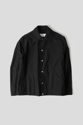VESTE POPELINE AVEC LOGO NOIRE